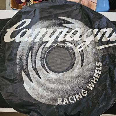 Sale Photo Thumbnail #257: Campagnolo Racing Wheel Bag With Inside Pocket from Italy. Like new condition with little wear if any.
