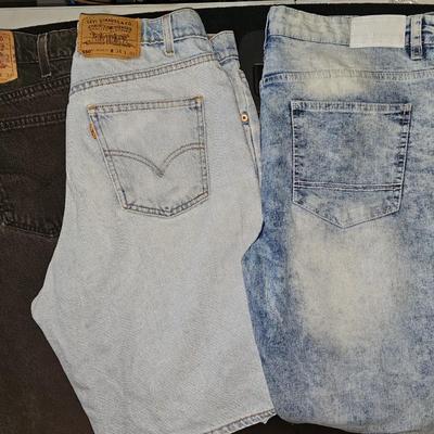 Sale Photo Thumbnail #278: Vintage Jeans, Shorts, Acid Wash | Levi's, SouthPole. Size 36x32 in Jeans and Sz 34 Jean Shorts.

All used and as-is... see pictures, they are not new with tags.