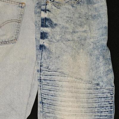 Sale Photo Thumbnail #281: Vintage Jeans, Shorts, Acid Wash | Levi's, SouthPole. Size 36x32 in Jeans and Sz 34 Jean Shorts.

All used and as-is... see pictures, they are not new with tags.