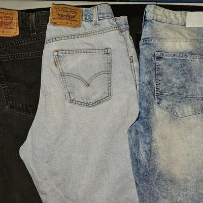 Sale Photo Thumbnail #277: Vintage Jeans, Shorts, Acid Wash | Levi's, SouthPole. Size 36x32 in Jeans and Sz 34 Jean Shorts.

All used and as-is... see pictures, they are not new with tags.