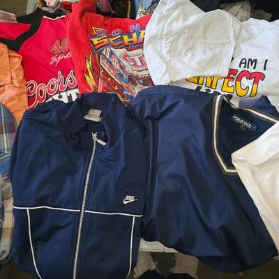 Sale Photo Thumbnail #292: Vintage Clothing | Single Stitch, Nike Tag, Polo Golf, Wrangler Pearl Snap, Coors Light Racing, and more | Sz Xl/2Xl | 9 Pieces