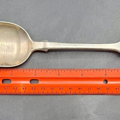 Sale Photo Thumbnail #462: 5 teaspoons and 1 soup spoon. See photos for details and manufacturer marks.
