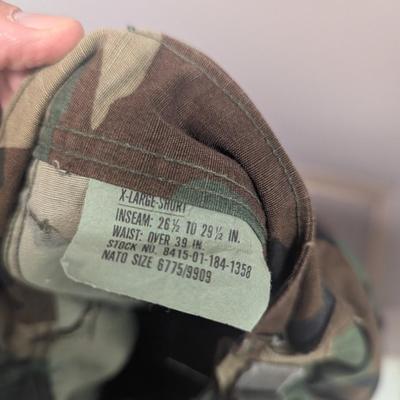 Size XL/Short Camo Pants #45