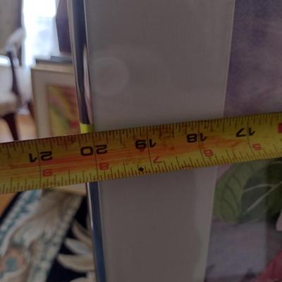 Sale Photo Thumbnail #1255: 'Lenten Rose' Original Framed Watercolor by Nationally Recognized Artist Susan Anderson.  Item is framed under plexiglass.