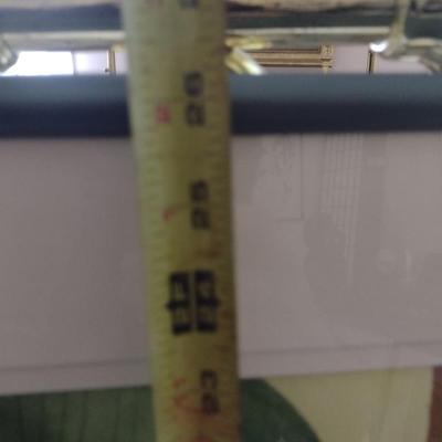 Sale Photo Thumbnail #1274: 'Banana Bloom' Original Framed Watercolor by Nationally Recognized Artist Susan Anderson.  Item is framed under plexiglass.