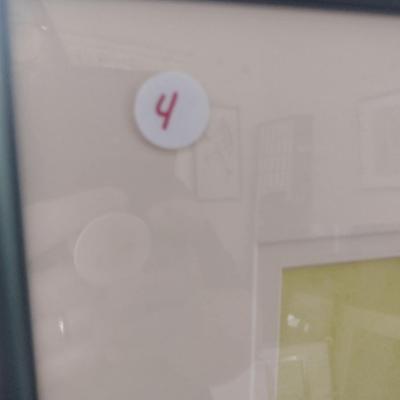 Sale Photo Thumbnail #1277: 'Banana Bloom' Original Framed Watercolor by Nationally Recognized Artist Susan Anderson.  Item is framed under plexiglass.