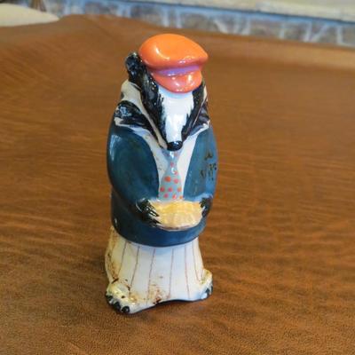 Sale Photo Thumbnail #17: Stuart Bass Pie Bird - Badger in Cap