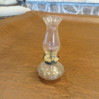 Sale Photo Thumbnail #29: Vintage mini Lamp Light Farms oil lamp, measuring approx 6" tall