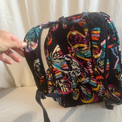 Vera Bradley ‘Butterfly Flutter’ Pattern Backpack & Sorial Clutch (PB-RG)