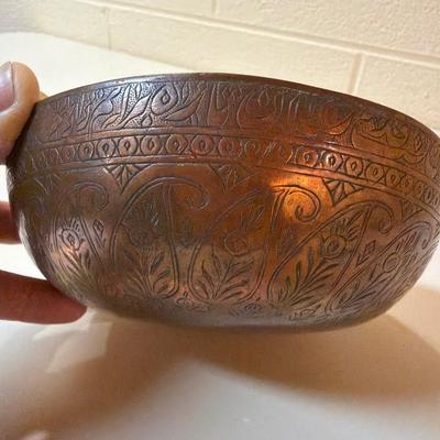 Embossed Copper Bowl (BD-MG)