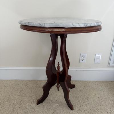 Victorian Style Marble Top Table (BD-MG)