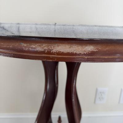 Victorian Style Marble Top Table (BD-MG)