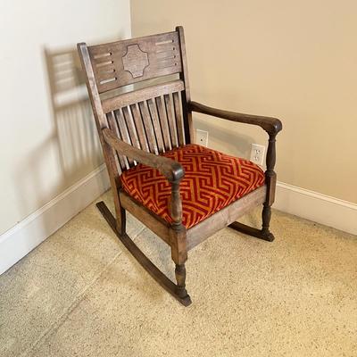 Arts & Crafts Style Rocking Chair (PB-RG)