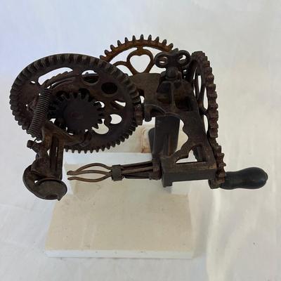 Two Cast Iron Apple Peelers (K-BC)