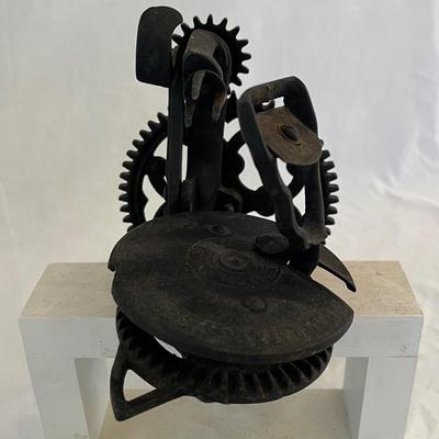 Two Cast Iron Apple Peelers (K-BC)