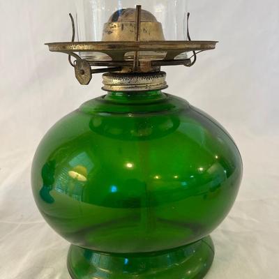 Oil Lamps with Colored Bases (K-BC)