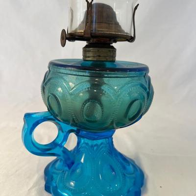 Oil Lamps with Colored Bases (K-BC)