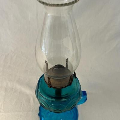 Oil Lamps with Colored Bases (K-BC)
