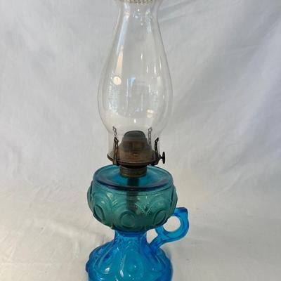 Oil Lamps with Colored Bases (K-BC)