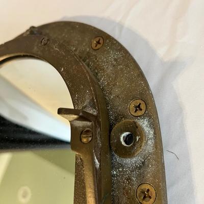 Solid Brass Porthole Mirror (PB-RG)