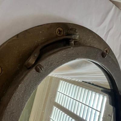 Solid Brass Porthole Mirror (PB-RG)