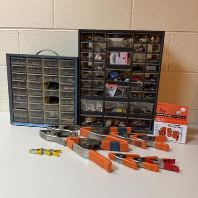 Two Storage Organizers & Clamps (O-MG)