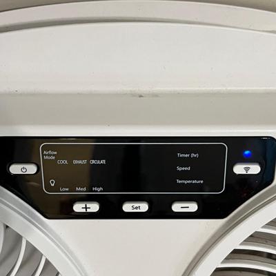 Aspen Smart Wi-Fi Window Fan model ASP-200 (PB-RG)