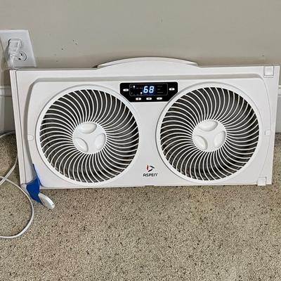 Aspen Smart Wi-Fi Window Fan model ASP-200 (PB-RG)