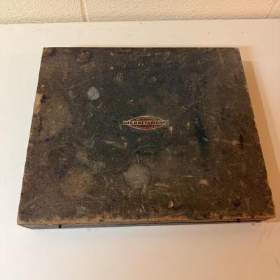 Selection of Auger Bits in a Vintage Craftsman Box (O-MG)