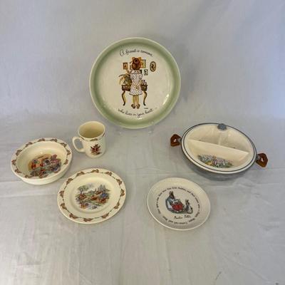 Wedgwood, Royal Doulton & More Children’s Dishes (K-BC)