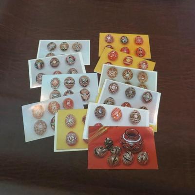 Sale Photo Thumbnail #50: 15 Ukranian egg postcards