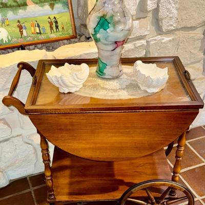 Sale Photo Thumbnail #32: TEA CART, DECOR & ARTWORK