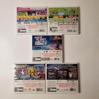 LOT 95B: Nintendo 3DS Games: SpongeBob, Mario/Sonic & Others