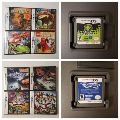 LOT 96B: Assorted Nintendo DS Games-Digging for Dinosaurs, Ninjago, Marvel & Many More