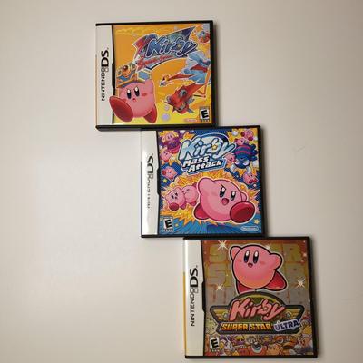 LOT 97B: Kirby Nintendo DS Collection- Squeak Squad, Mass Attack, Super Star Ultra