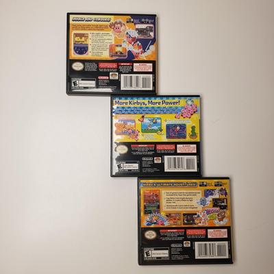 LOT 97B: Kirby Nintendo DS Collection- Squeak Squad, Mass Attack, Super Star Ultra