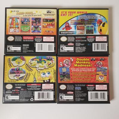 LOT 98B: Mario Party, Pac Man, SpongeBob, Super Monkey Ball- Nintendo DS Games