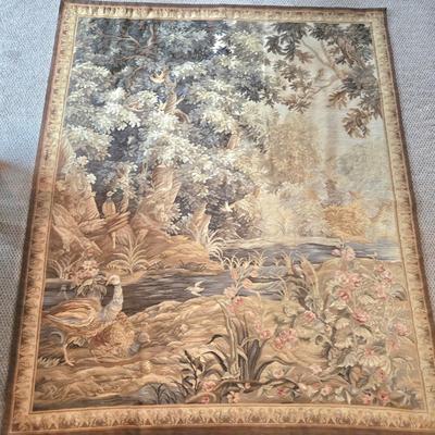 LOT 101Y: Beautiful Tapestry and Hanging Hardware