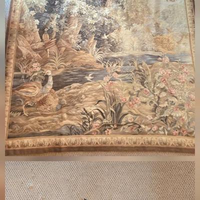 LOT 101Y: Beautiful Tapestry and Hanging Hardware
