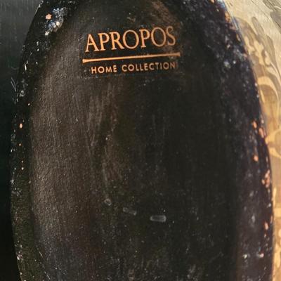 LOT 111H: Decorative Vase and Two Corinthian Column Style Candle Holders