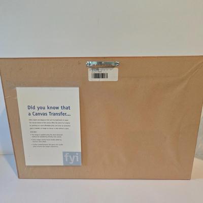 LOT 114H: Two Landscape Oil Paintings in Ornate Gold-tone Frames and Baccarat Style Lidded Jar