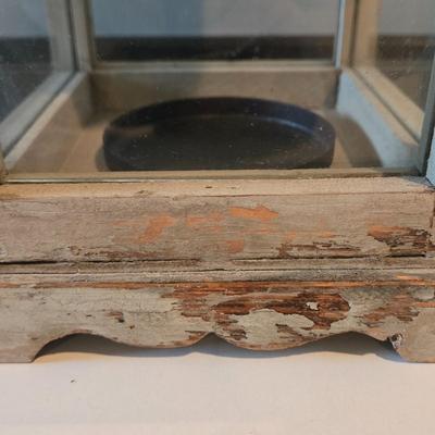 LOT 115H: Two Decorative Lanterns and Faux Orchid