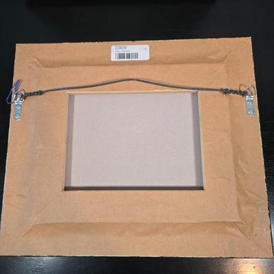 LOT 117Z: Two Landscape Oil Paintings and Large Woven Basket