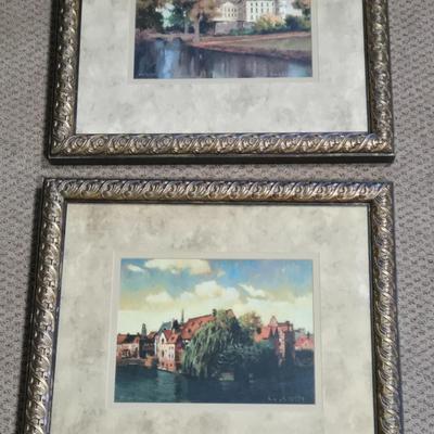 LOT 119H: Two Limited Edition Prints of Paintings by the Artist Max Hayslette