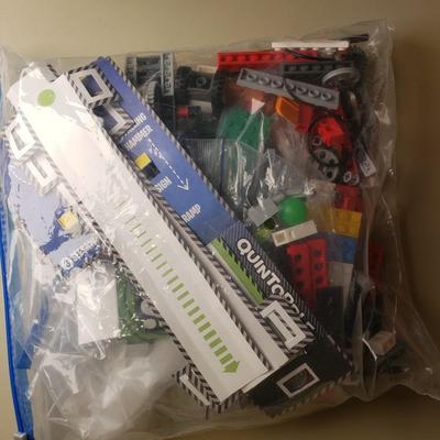 LOT 122B: Lego 3 Drawer Storage with Basket Full of Legos