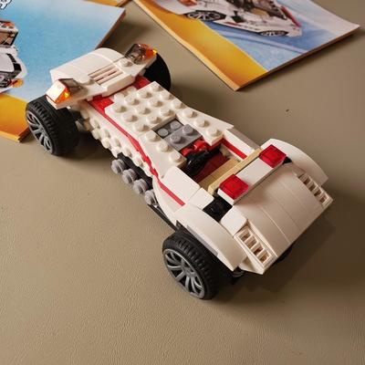 LOT 123B: Lego Creator Family House, Tree House, Tow Truck & Car