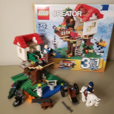 LOT 123B: Lego Creator Family House, Tree House, Tow Truck & Car