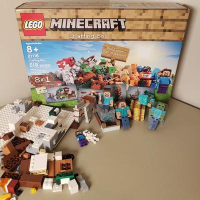 LOT 126B: Lego Minecraft Crafting Box Sets 21120 & 21116
