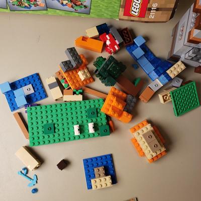 LOT 126B: Lego Minecraft Crafting Box Sets 21120 & 21116