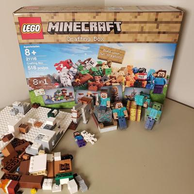 LOT 126B: Lego Minecraft Crafting Box Sets 21120 & 21116